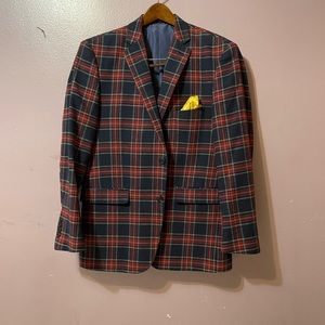 Men’s solo plaid sport’s blazer